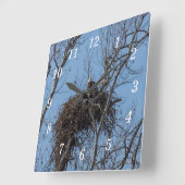 Bewaking Eagle wandklok (Hoek)