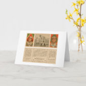 Bewaking First Red Sox Baseball 1912 Kaart (Gele Bloem)