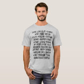 BEWAKING VAN DE GRONDWEEK OF GEOGRAFISCHE MAATREGE T-SHIRT (Voorkant volledig)