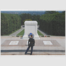 Bewaking van de onbekende soldaat Decoupage