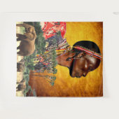 Bewaking van het dierKoninkrijk Wandkleed (Voorkant (horizontaal))