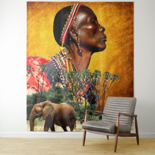 Bewaking van het dierKoninkrijk Wandkleed