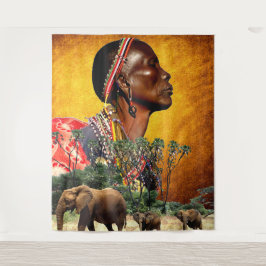 Bewaking van het dierKoninkrijk Wandkleed