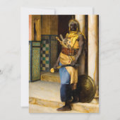 Bewaking van het paleis door Ludwig Deutsch Bedankkaart (Voorkant)