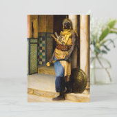 Bewaking van het paleis door Ludwig Deutsch Bedankkaart (Staand voorkant)