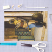 Bewaking van het paleis door Ludwig Deutsch Tissuepapier (Craft)