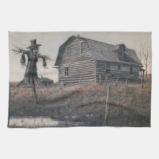 Bewaking van het verleden theedoek