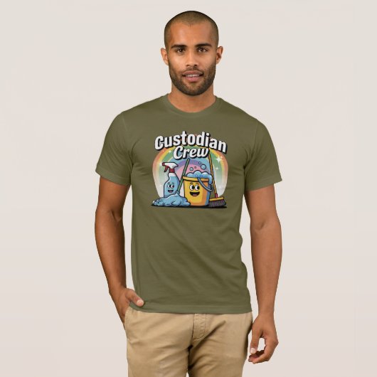 Bewakingsbemanning T-shirt (Voorkant volledig)