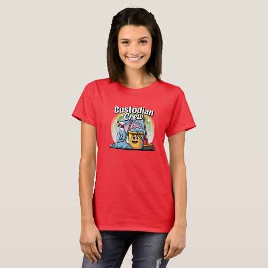 Bewakingsbemanning T-shirt (Voorkant volledig)