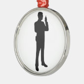 Bewakingswacht Metalen Ornament (Links)