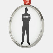 Bewakingswacht Metalen Ornament (Links)