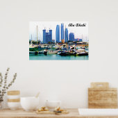 Bewakte Marina Poster (Keuken)