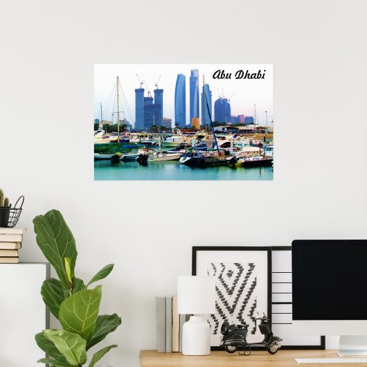 Bewakte Marina Poster (Thuiskantoor)