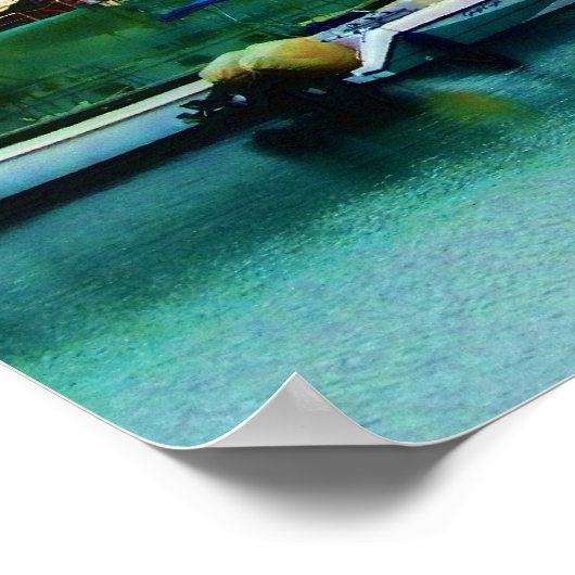 Bewakte Marina Poster (Hoek)