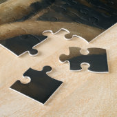 Bewakte rust - Leeuwenpaar in Sanctuary-omgeving Legpuzzel (Zijkant)