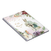 Bewapende illustratie van het woud Lovely Fairy Gi Notitieboek (Rechterzijde)