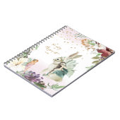 Bewapende illustratie van het woud Lovely Fairy Gi Notitieboek (Linkerzijde)