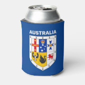 Bewapening van Australië Blikjeskoeler (Blikje Achterkant)