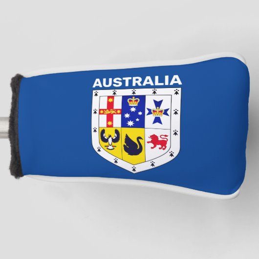 Bewapening van Australië Golfheadcover (Voorkant)