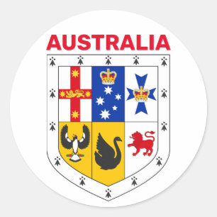 Bewapening van Australië Ronde Sticker