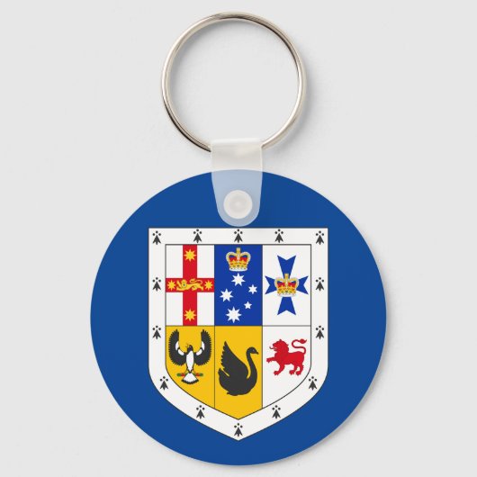 Bewapening van Australië Sleutelhanger (Achterkant)