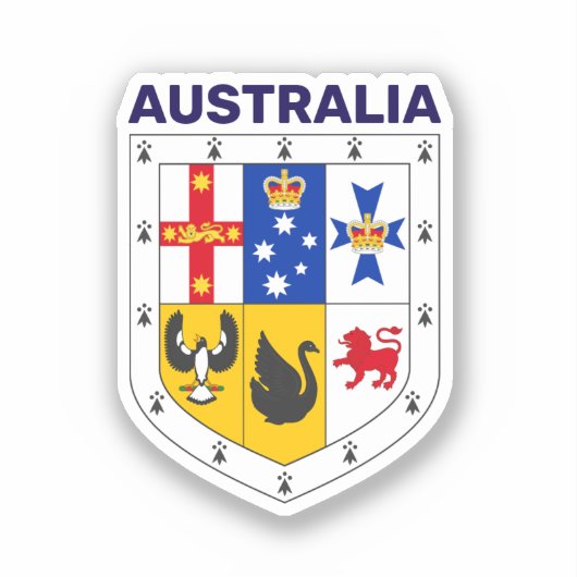 Bewapening van Australië Sticker (Voorkant)