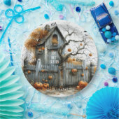 Beware & Boo: het spookhuis Papieren Bordje (Feest)