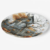 Beware & Boo: het spookhuis Papieren Bordje (Gekanteld)