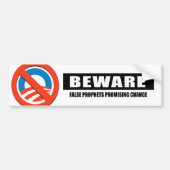 BEWARE - FALSE PROFETS BUMPERSTICKER (Voorkant)