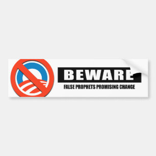 BEWARE - FALSE PROFETS BUMPERSTICKER