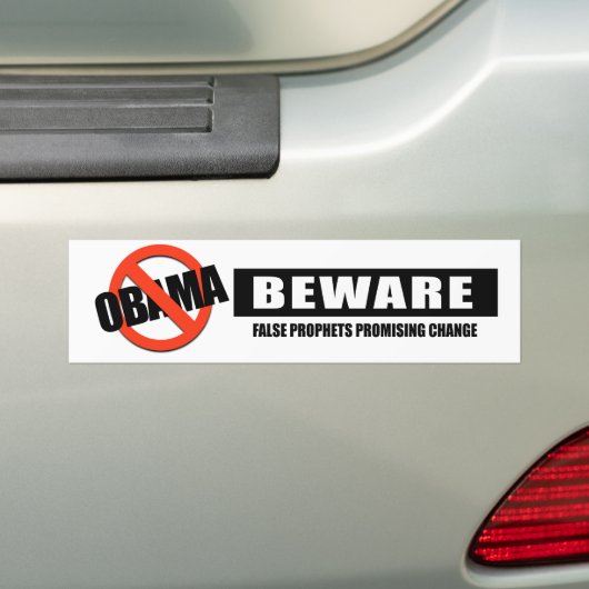 BEWARE - FALSE PROFETS BUMPERSTICKER (Op auto)