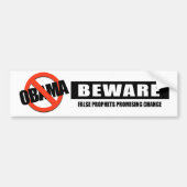 BEWARE - FALSE PROFETS BUMPERSTICKER (Voorkant)
