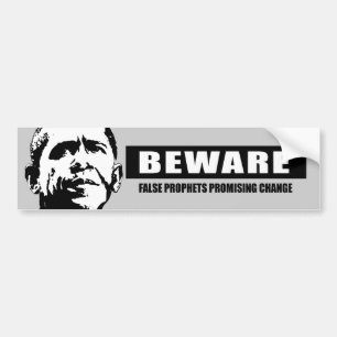 BEWARE - FALSE PROFETS BUMPERSTICKER