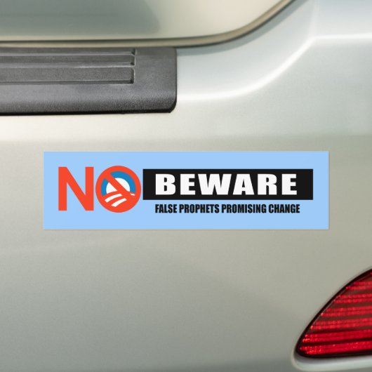 BEWARE - FALSE PROFETS BUMPERSTICKER (Op auto)