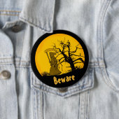 Beware Grim Reaper Ronde Button 4,0 Cm (In situ)
