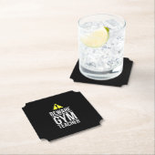 Beware Gym Teacher Physical Education Gift Kartonnen Onderzetters (Insitu)
