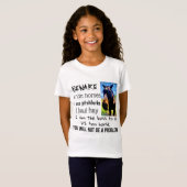 BEWARE - I RIDE HORSES - GIRL T-SHIRT (Voorkant volledig)