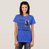 BEWARE - I RIDE HORSES - T-SHIRT (Voorkant volledig)