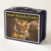 Beware! My Lunch is Guarded Tiger close-up (Achterkant)