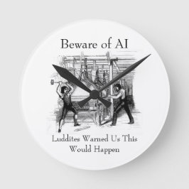 Beware of AI - Luddites Warned Us Ronde Klok