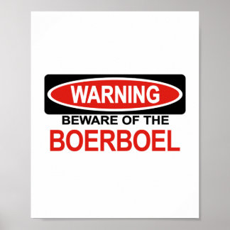 Beware Of Boerboel Poster