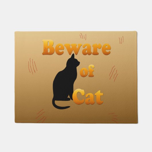 Beware of Cat Deurmat (Voorkant)