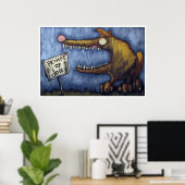 "BEWARE OF DOG #1" POSTER (Thuiskantoor)