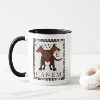 Beware of Dog "Cave Canem" Greco-Roman Image Mok