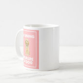 Beware of Doodle Dog Comic Mug Koffiemok (Voorkant links)