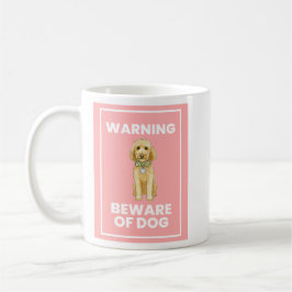 Beware of Doodle Dog Comic Mug Koffiemok