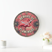 Beware of Flamingos Grote Klok (Huis)