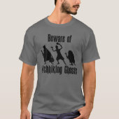 Beware Of Hitchhiking Ghosts Funny Halloween T-shirt (Voorkant)