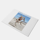 Beware of Krampus! Deurmat (Schuin)