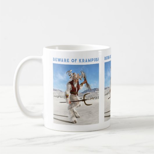 Beware of Krampus! Koffiemok (Links)